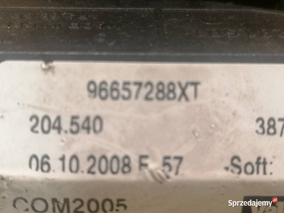 pająk przełączniki 96657288XT Peugeot 207 Piotrków Trybunalski