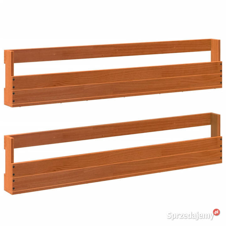 Ścienne półki na buty 2 woskowy brąz 110x85x235 Warszawa