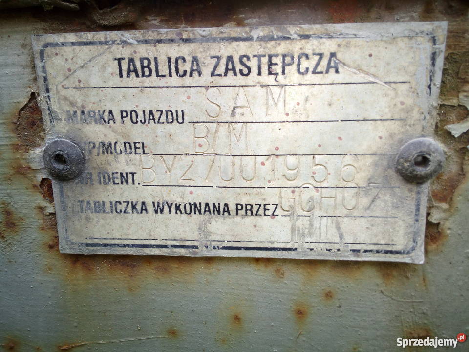 Przyczepka lekka zajerestrowana uszkodzona 1 Chojnice