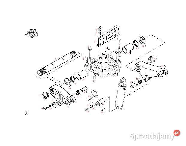 Siłownik tylnego podnośnika G916862030010 Fendt Wilkowo