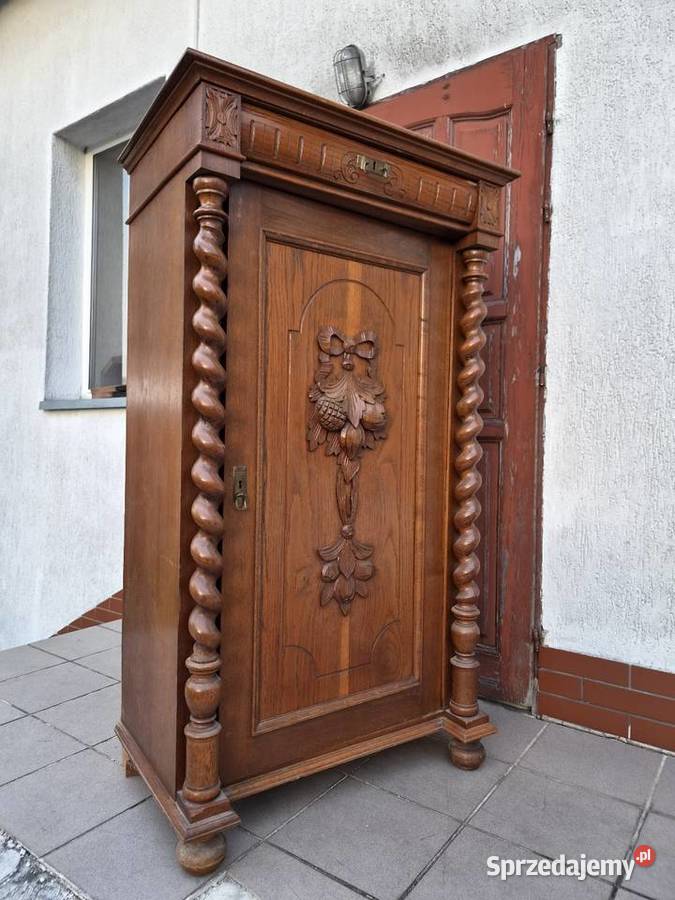 Stara dębowa bieliżniarka Meble zachodniopomorskie Szczecinek sprzedam