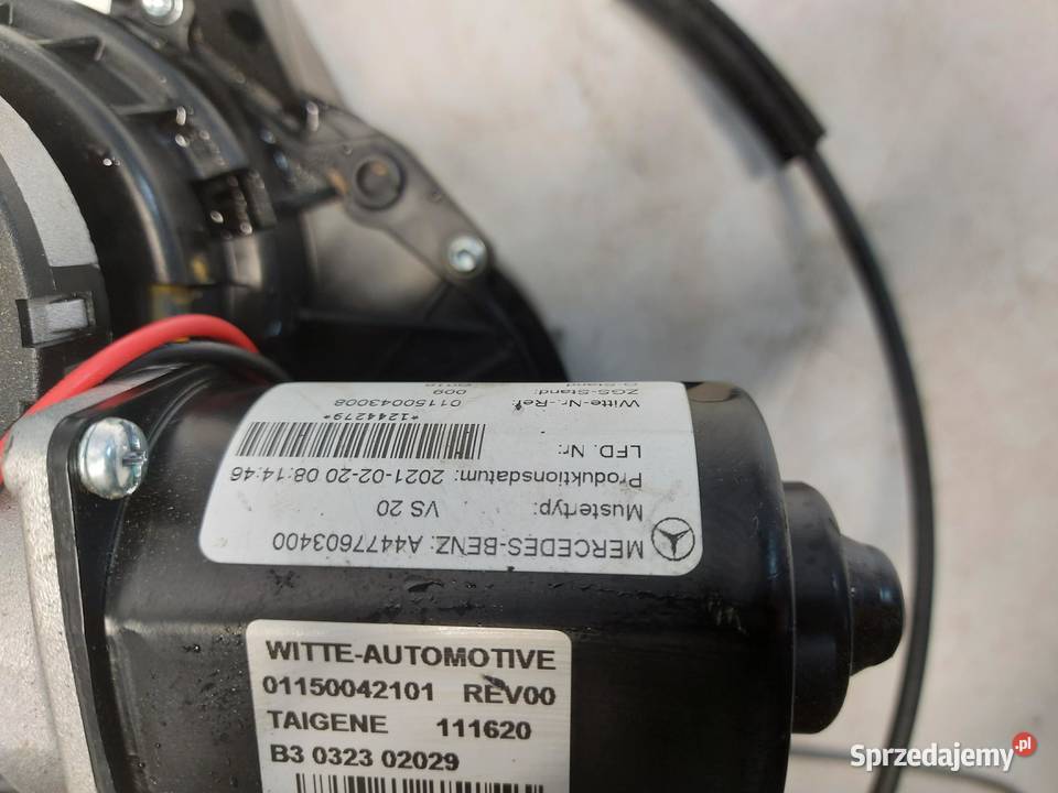 Mercedes EQV w447 Vklasa silniczek mechanizm