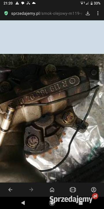 Smok olejowy mercedes m119 stare klasyki osobowe