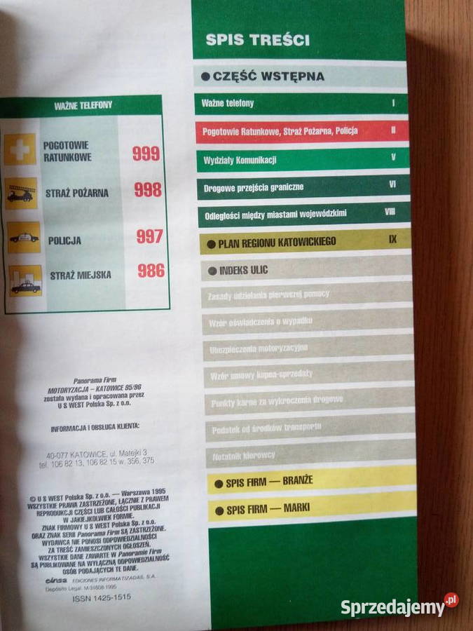 Panorama firm Motoryzacja Katowice 9596 Uswest śląskie Dąbrowa Górnicza