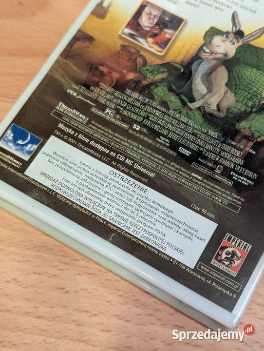 Shrek Film Kaseta VHS VHS Gdynia