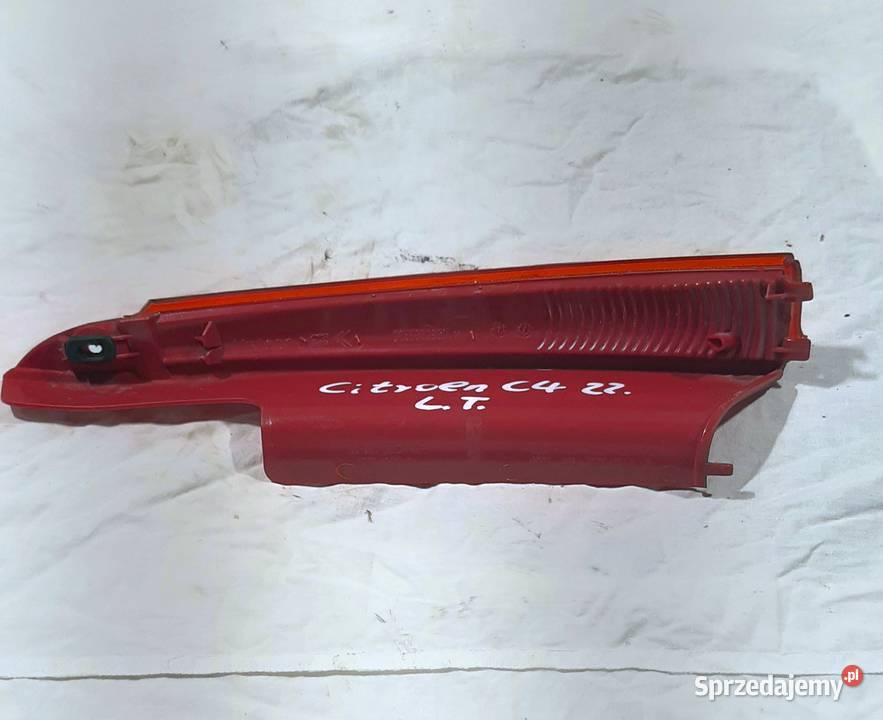 ODBLASK LAMPY LEWEJ CITROEN C4 9655863880 lampy tylne dolnośląskie Mielęcin