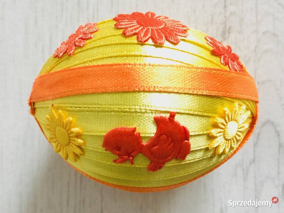 NOWA ozdoba wielkanocna drewniany koszyczek Wielkanoc