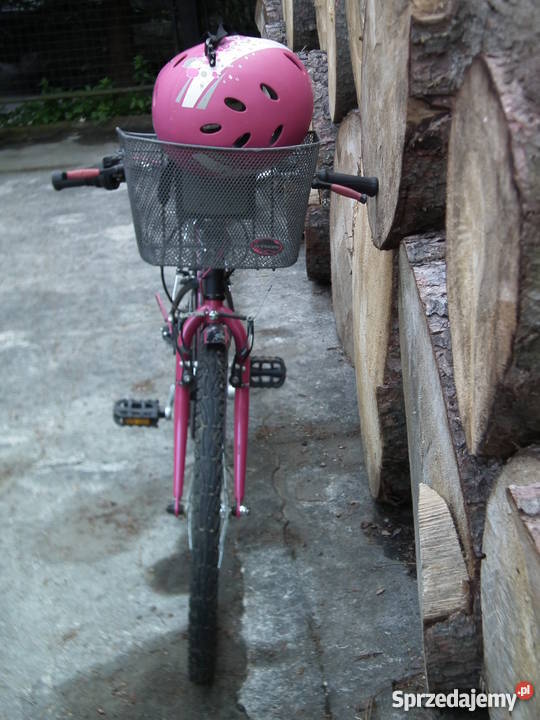 Rower Decathlon BTWIN 24 czarnoróżowy z Jugowice