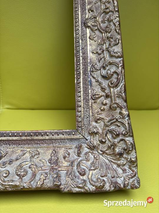 Stara sygnowana rama Ets Daniel Schleiper Fils dolnośląskie Długopole-Zdrój