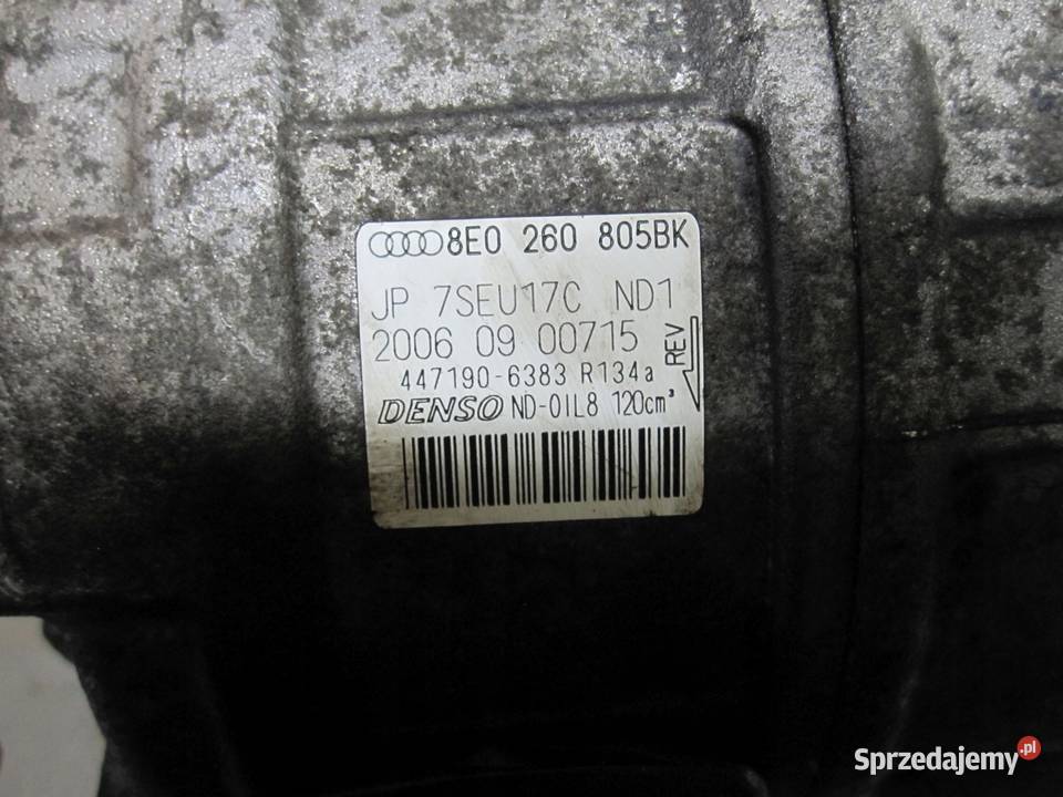 AUDI A3 32 V6 4X4 04R 250 8E0260805BK 447190638B osobowe Kompresory klimatyzacji
