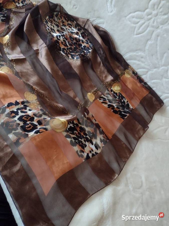 ZARADuża apaszka biznesowa z łańcuchami z Dla kobiet Kraków