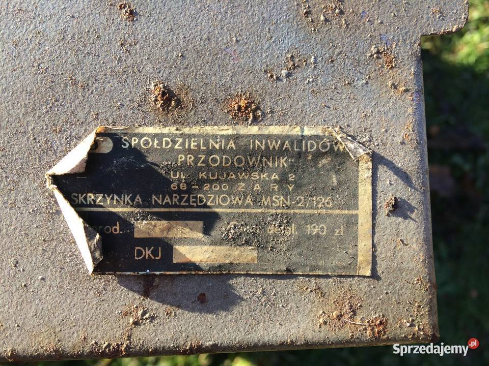 Fiat 126P skrzynki narzędziowe schowki pod Części Koszalin