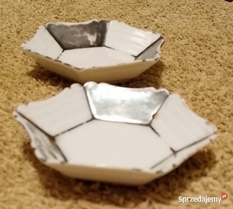 4 stare miseczki Volkstedt ok 19151934 porcelana Katowice