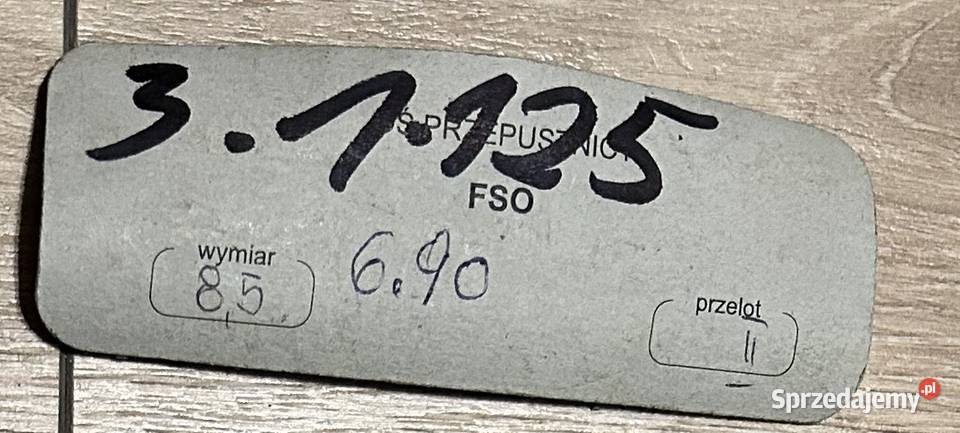 NOWA oś przepustnicy 95mm II przelot Fiat 125p mazowieckie Warszawa sprzedam