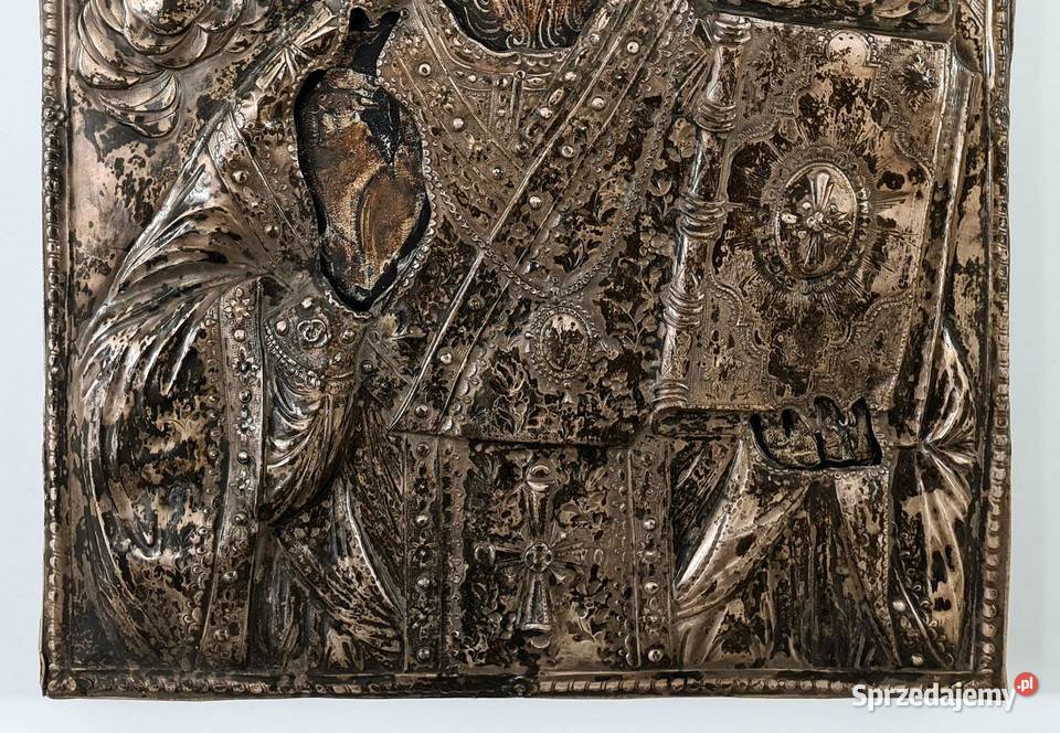 Ikona Święty Mikołaj z Miry Cudotwórca 0023 Warszawa