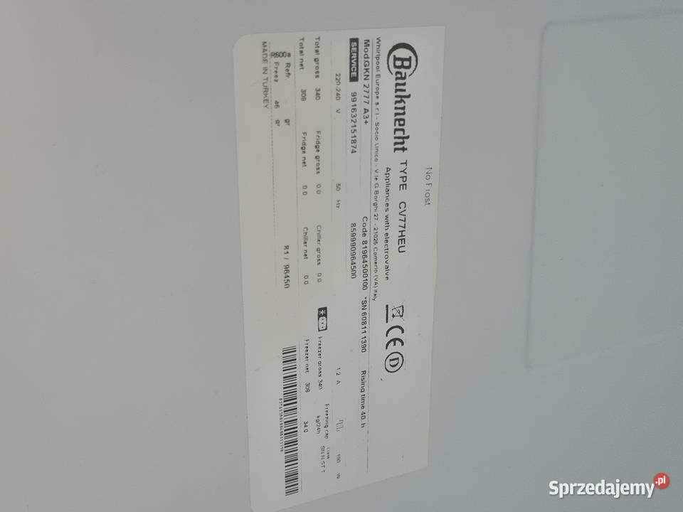 wolnostojąca zamrażarka szufladowa marki