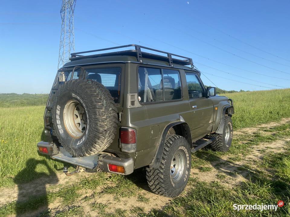 Nissan Patrol GR Y60 28TD OFFROAD 4x4 Wyciągarka welurowa tapicerka Iwonicz
