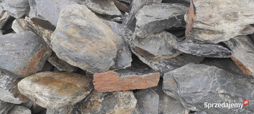 Łupek szarogłazowy w płytach na ścieżkę murek sprzedam