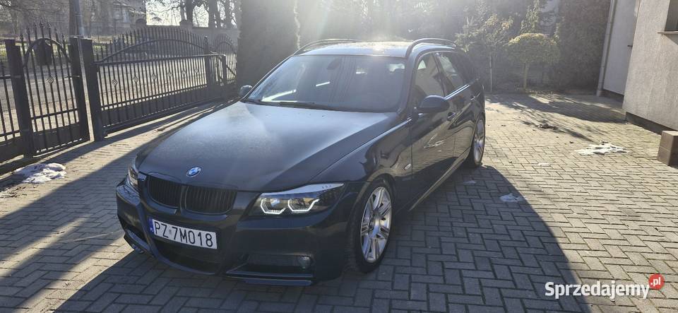Bmw e91 20d Mpakiet z vin sprawdz czarny Seria 3 Pławce