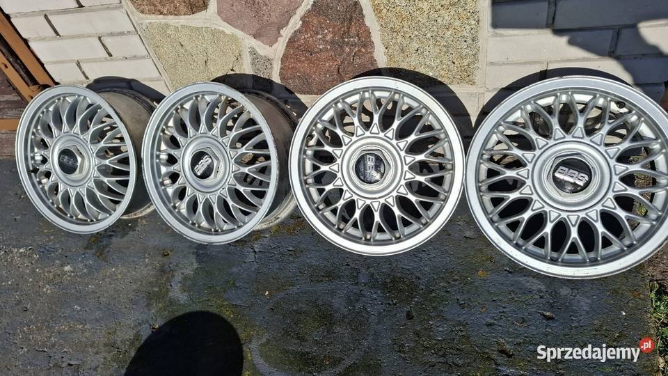 Felgi aluminiowe oryginalne golf 3 BBS 15 4x100 mazowieckie Sadowne