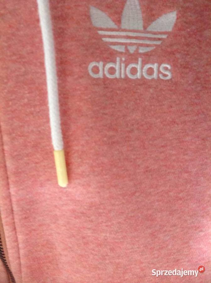 Bluza z Kapturem Damska ADIDAS XS Pudrowy Róż lubuskie Nowa Sól