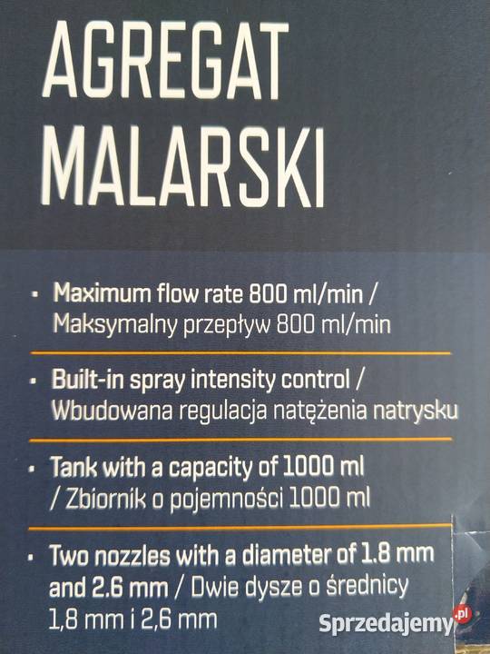 NAJTANIEJ Agregat Malarski Pistolet Do Malowania Zabrze