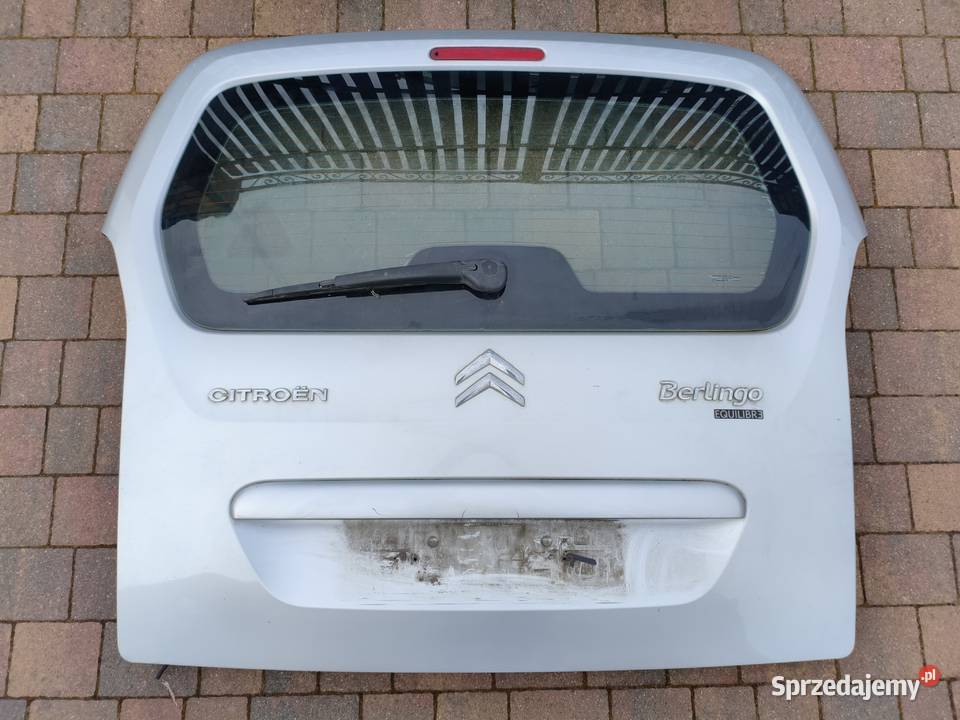 Klapa Bagażnika Citroen Berlingo II Srebrna EZRC