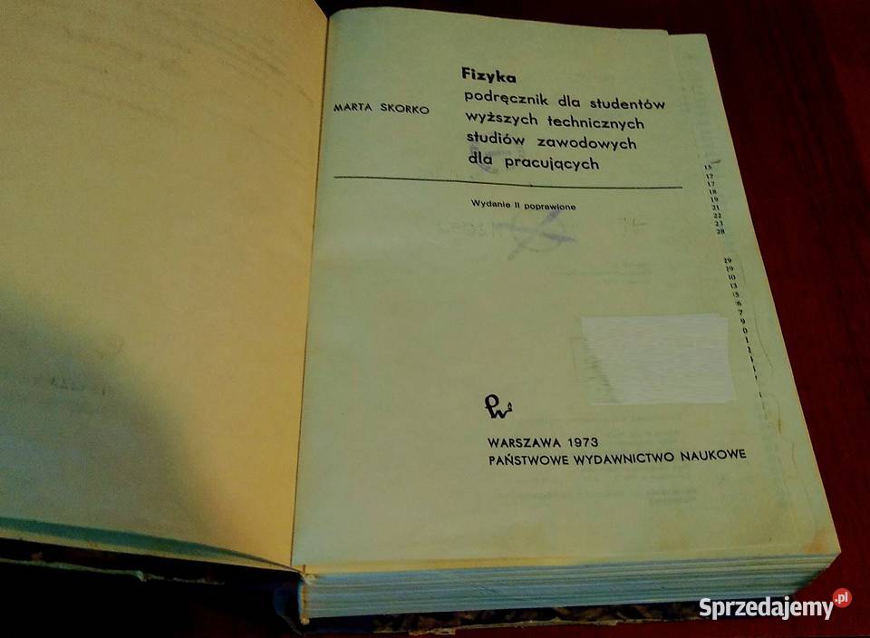 Fizyka podręcznik studentów wyższych Gdańsk