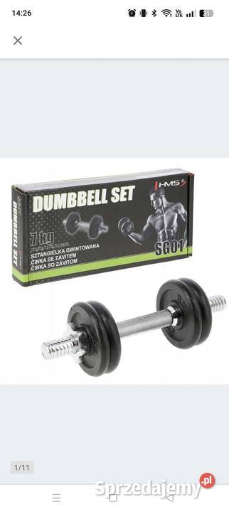 Mam do sprzedania hantle żeliwne HMS 10 Poznań