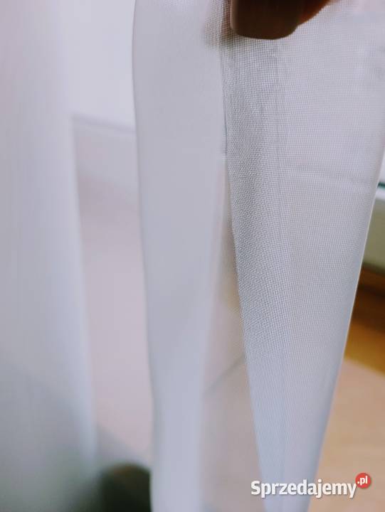 FIRANA komplet 2 biała woal przelotki 150x230 woal Wyposażenie wnętrz Łomża