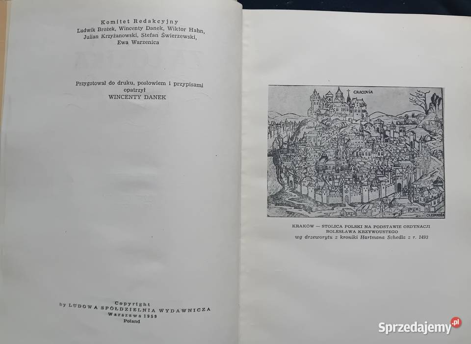 Józef Ignacy Kraszewski Kraków Łoktka LSW 1959 r wielkopolskie Koźminek sprzedam
