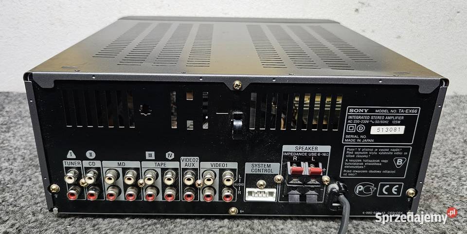 Wzmacniacz stereo Sony TAEX66 Wysyłka 15 Kraków sprzedam