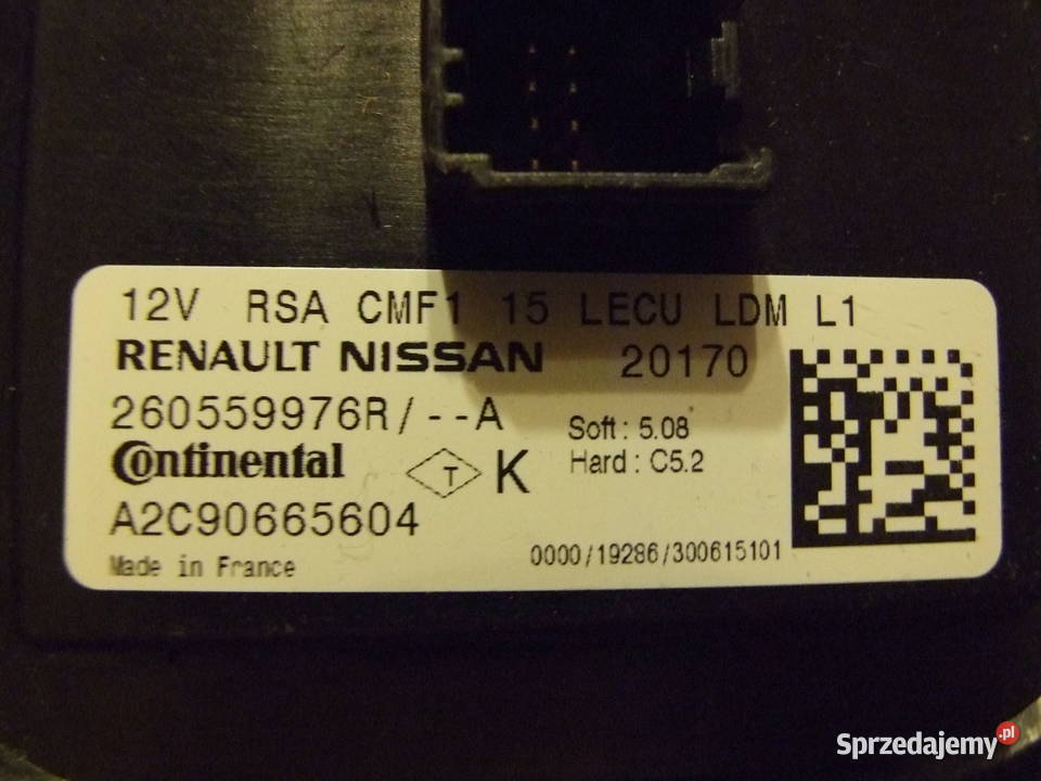 Moduł sterujący przetwornica LED Renault Megan Białystok sprzedam