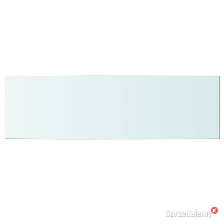 Półki 2 szklany przezroczysty panel 100 x 30 Półki