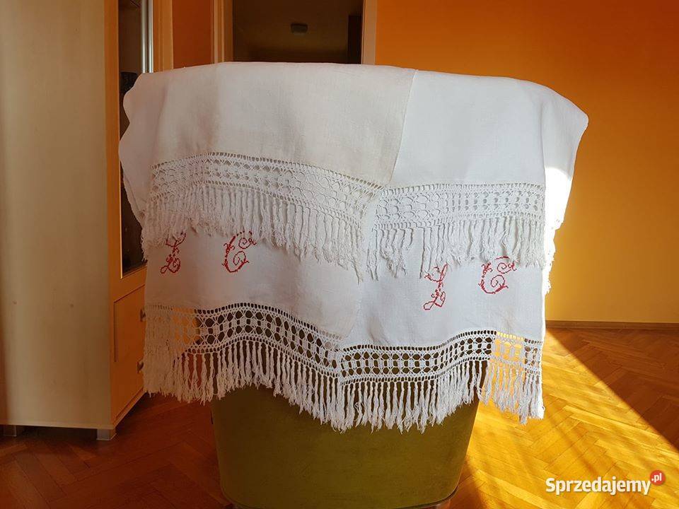 Stare ręczniki z lnu Myszków