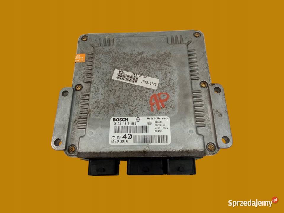 STEROWNIK SILNIKA 0281010886 9645534980 Citroen Sterowniki