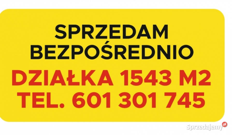 Sprzedam Działkę Kozły