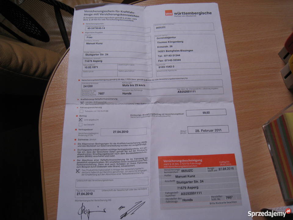 Honda Wallaroo automatyczna mazowieckie Warszawa