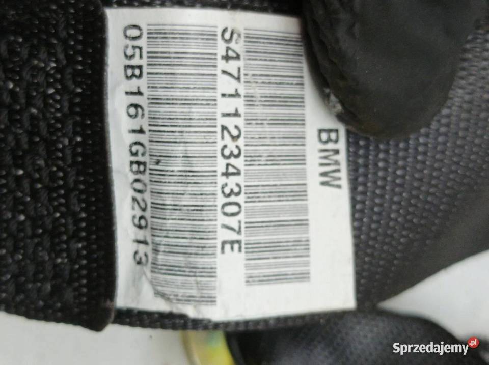 PAS BEZPIECZEŃSTWA PRAWY LEWY TYŁ KANAPY KPL E63 osobowe świętokrzyskie sprzedam