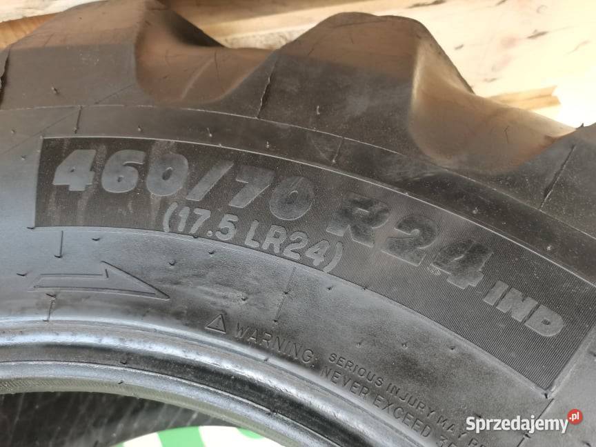 Opony Michelin 46070 R24175 LR24 wielkopolskie Wilkowo sprzedam
