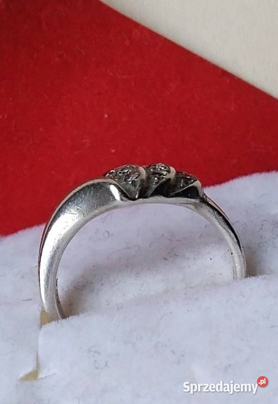 Pierścionek srebro 925 169mm Cieszyn