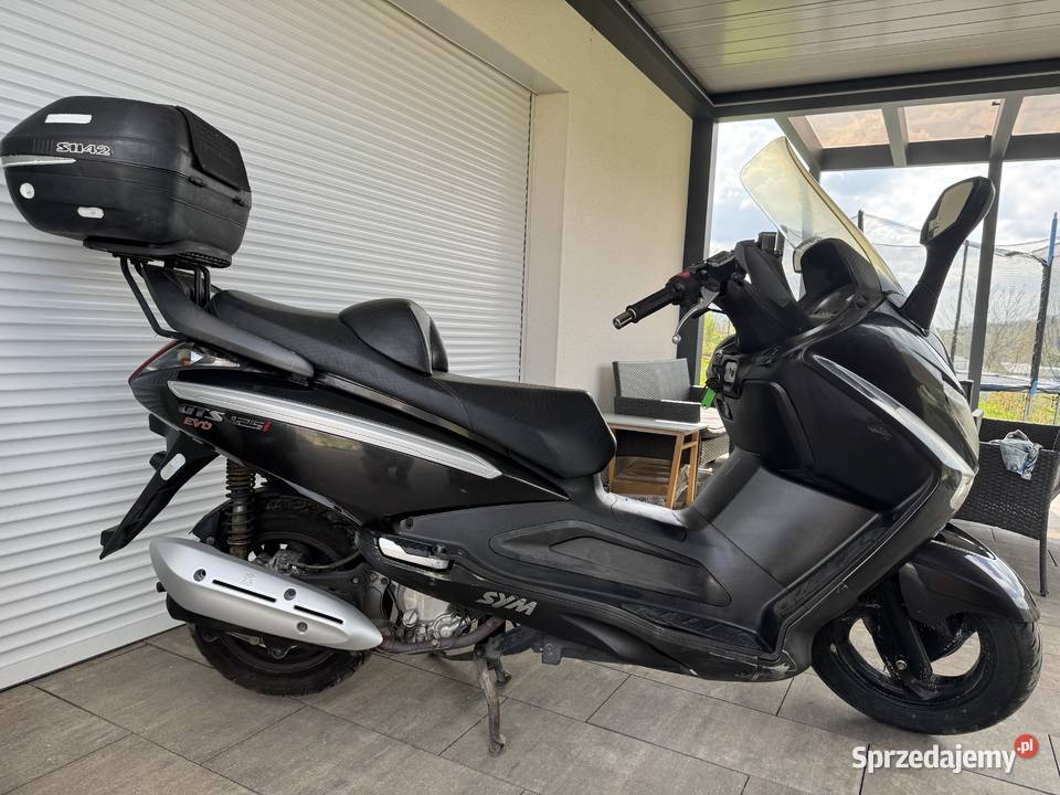 Sym Gts 125 EVO Maxi Skuter Duży Wygodny nieuszkodzony Motoryzacja Łososina Dolna