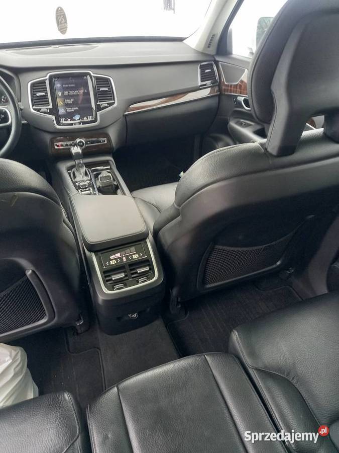 Volvo XC 90 T6 AWD Momentum 7os Biała Perła lakier metallic warmińsko-mazurskie Ełk sprzedam