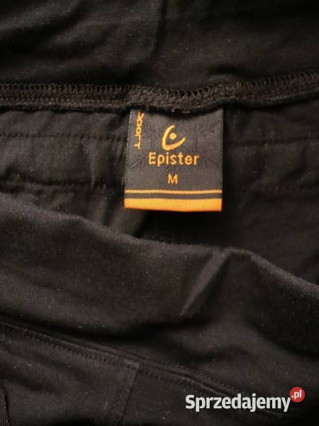 Czarne rybaczki ze wzorem spodnie m 38 wzór pomarańczowy sprzedam