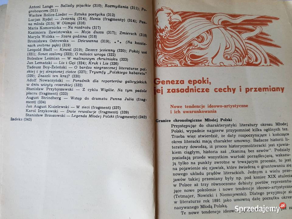 PODRĘCZNIK Literatura Młodej Polski Tomasz Weiss Złotniki