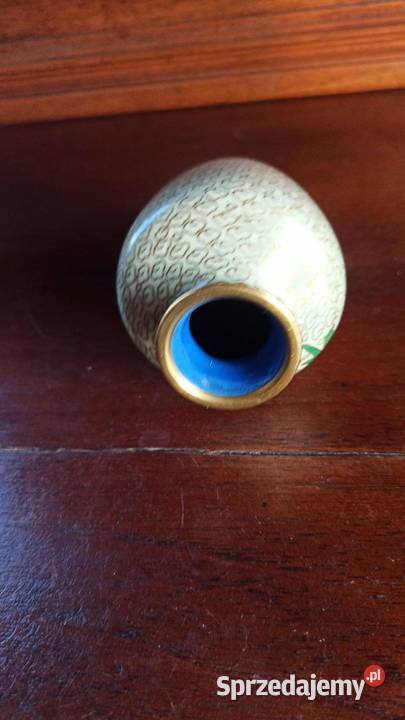 Wazonik z gałązka kwitnącąChoisonne Gdańsk