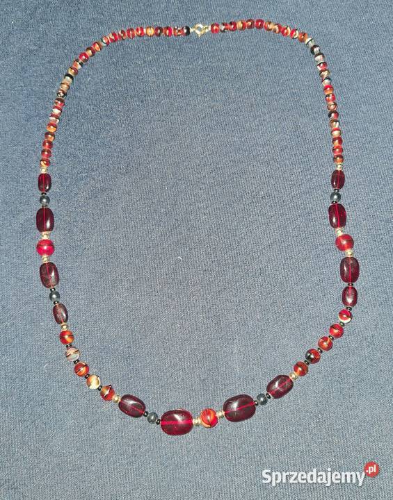 Naszyjnik z kamieni półszlachetnycb na szczęście Katowice