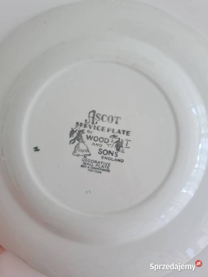 Talerz dekoracyjny Ascot Woof and Sons England małopolskie sprzedam