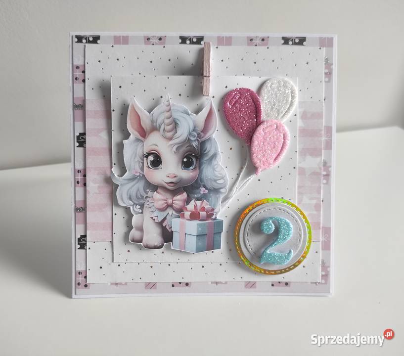 Kartka okolicznościowa ręcznie robiona na Łódź