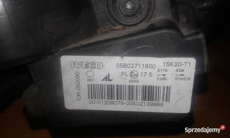 Lampa iveco daily Lewy przód Lampy przednie Gorzyce